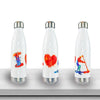 White "I Love SUP" Stainless Steel Water Bottle 500ml