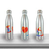 Silver "I Love SUP" Stainless Steel Water Bottle 500ml