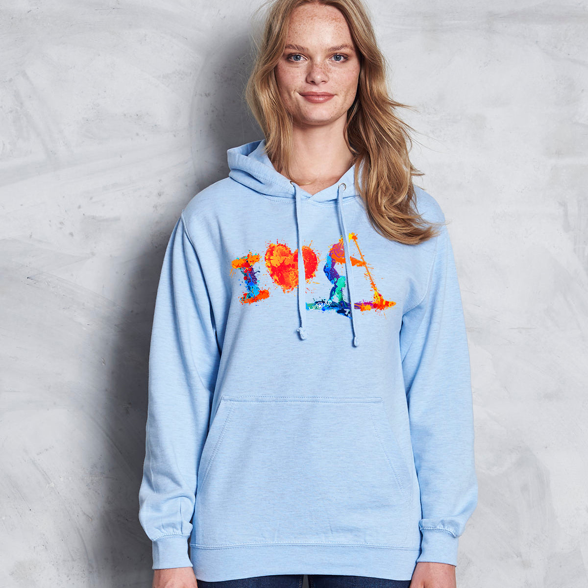 Paddle Boarding Love SUP Surf Hoodie